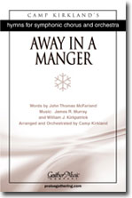 Away in a Manger SATB choral sheet music cover Thumbnail